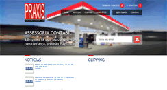 Desktop Screenshot of praxiscontabil.com.br